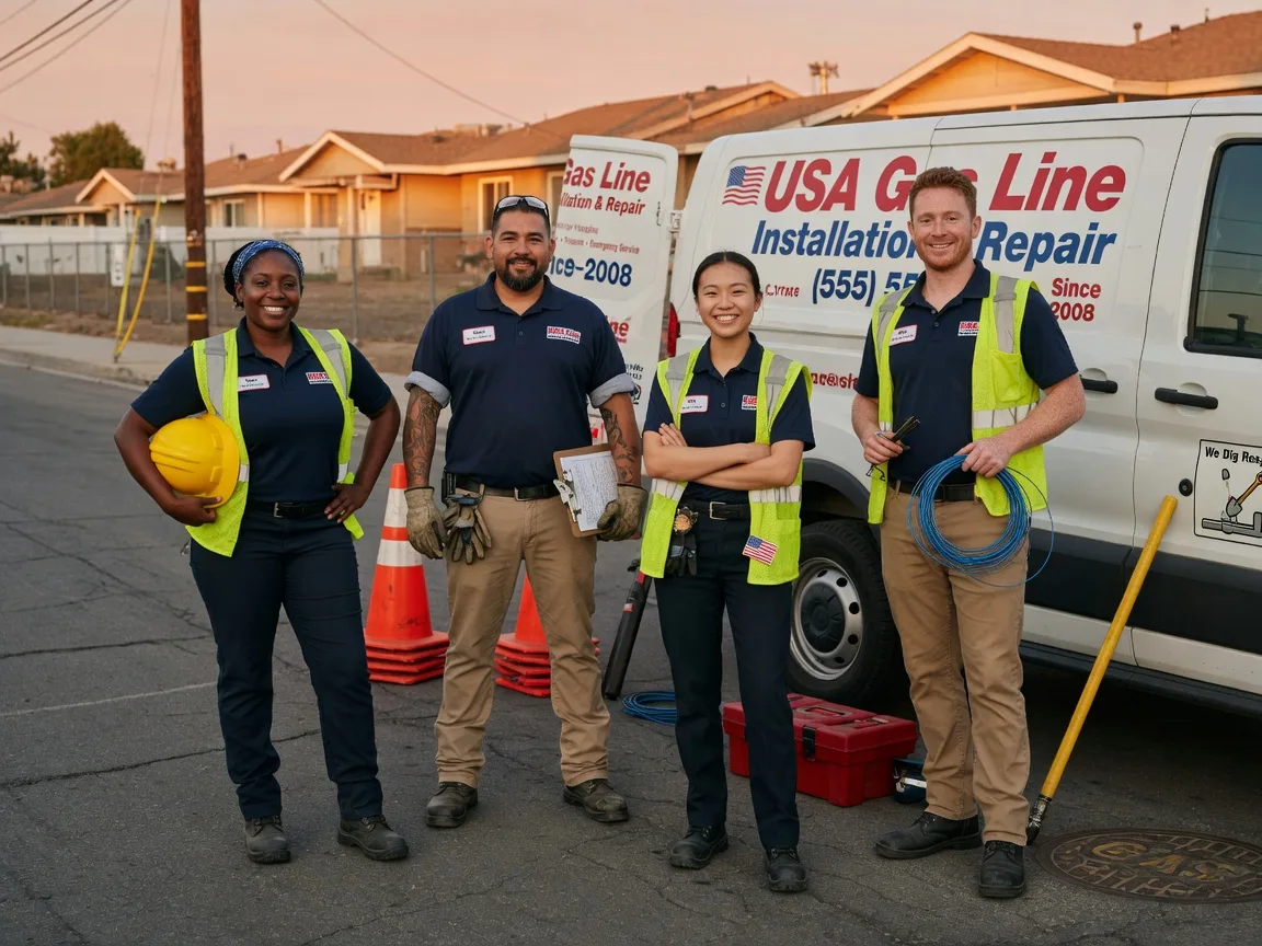 Gas Line Installation company in Mason, IL